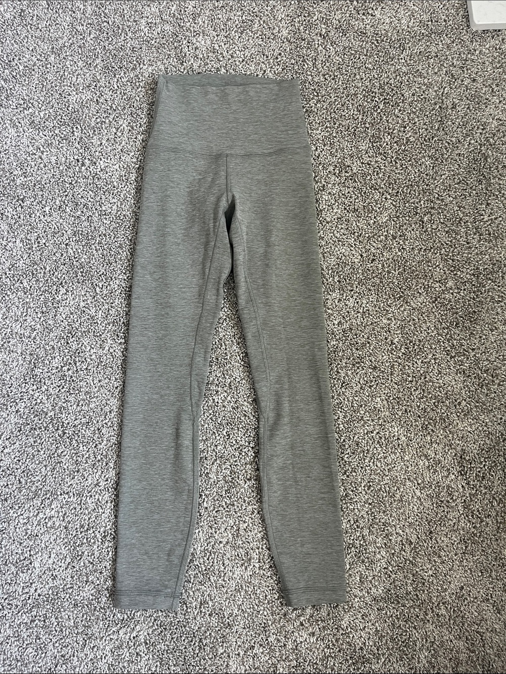lululemon athletica Gray/Green High-Rise Leggings